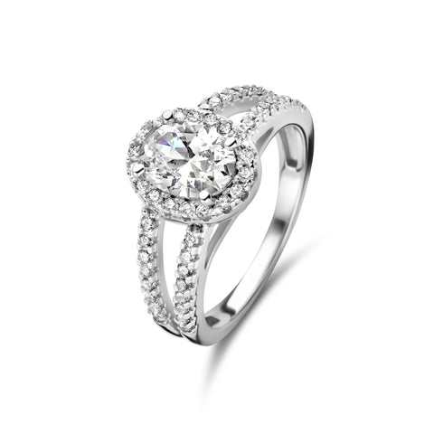 Inel din argint sterling cu zirconiu R17298R
