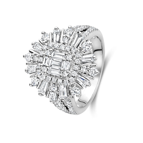 Inel din aur alb cu diamant R479-KA035602R-W