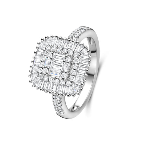 Inel din aur alb cu diamant R479-KA37005-20210430V-W