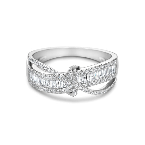 Inel din aur alb cu diamant RR120073ADI-81-W