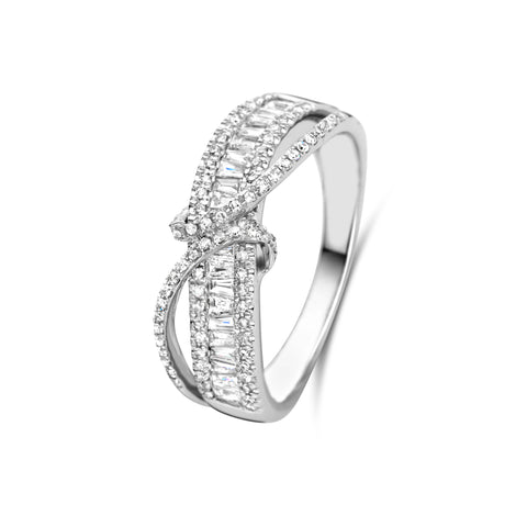 Inel din aur alb cu diamant RR120073ADI-81-W