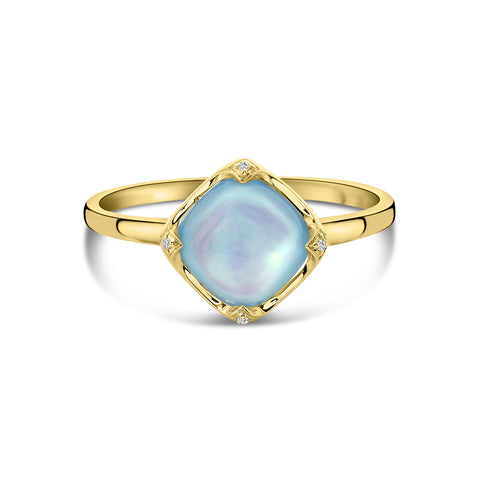 Topaz inel din aur galben cu diamante R480-RC040009ABH-BT-Y