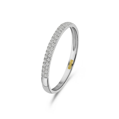 Inel glisant din aur alb cu diamante R480-RDF13811B-W