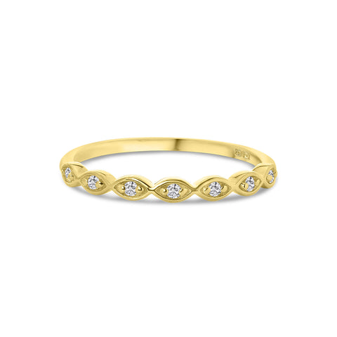 Inel glisant din aur galben cu diamante R480-RDF26824-Y
