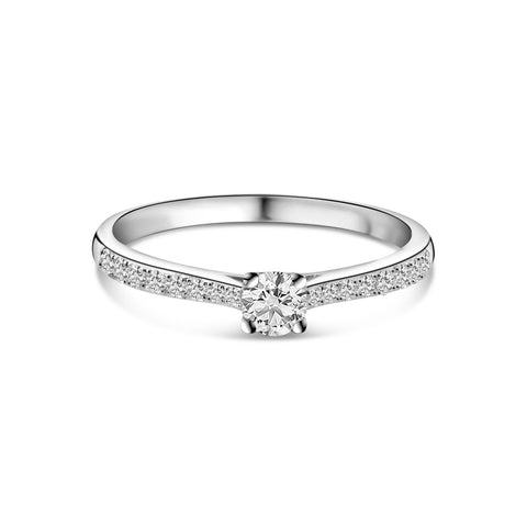 Inel din aur alb cu diamante R480-RR230161ADI-W