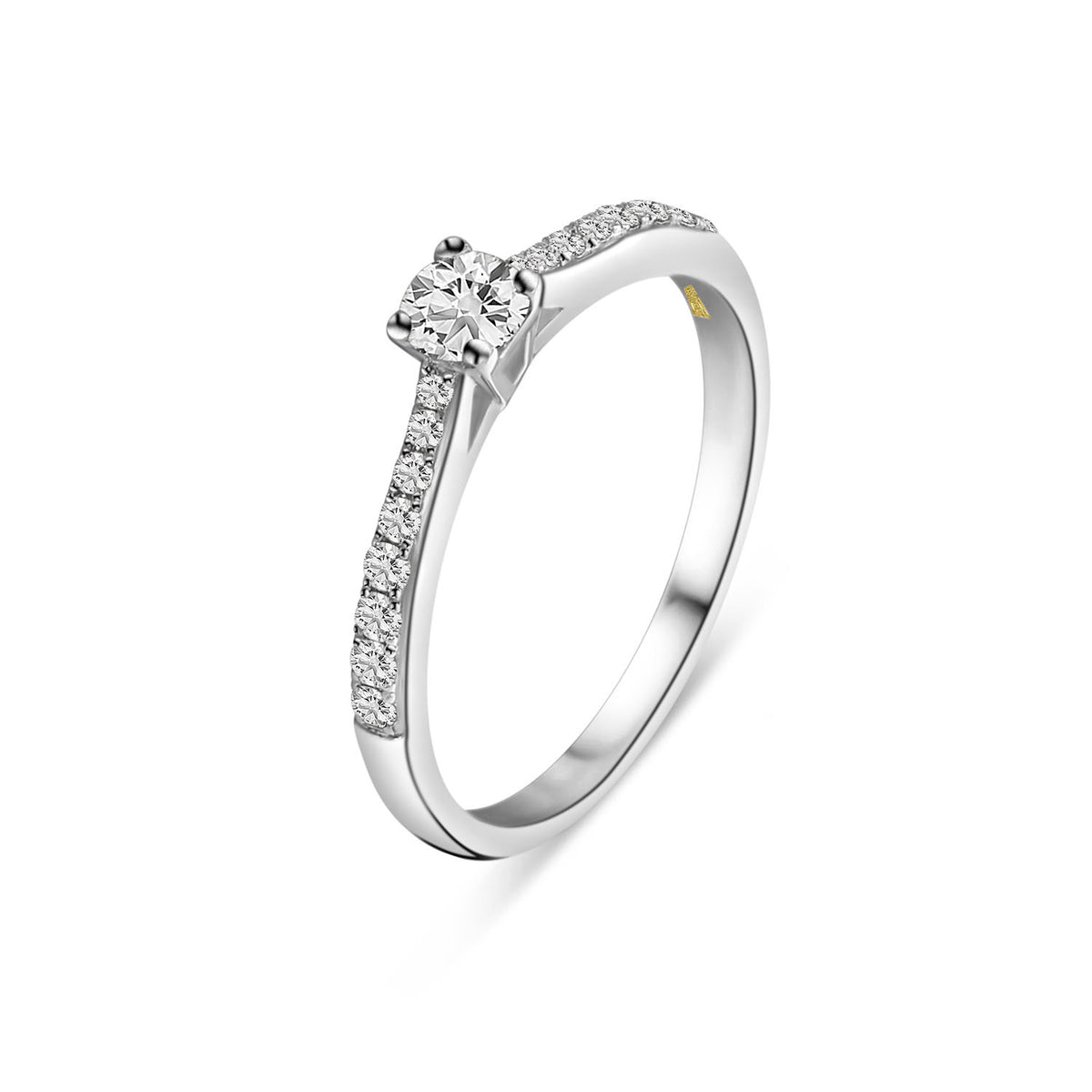 Inel din aur alb cu diamante R480-RR230161ADI-W