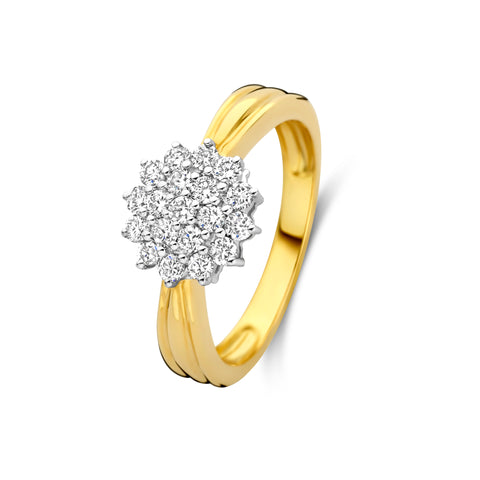 Inel din aur galben cu diamant