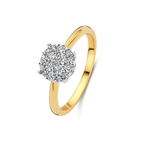 Inel din aur galben cu diamant RP-19978