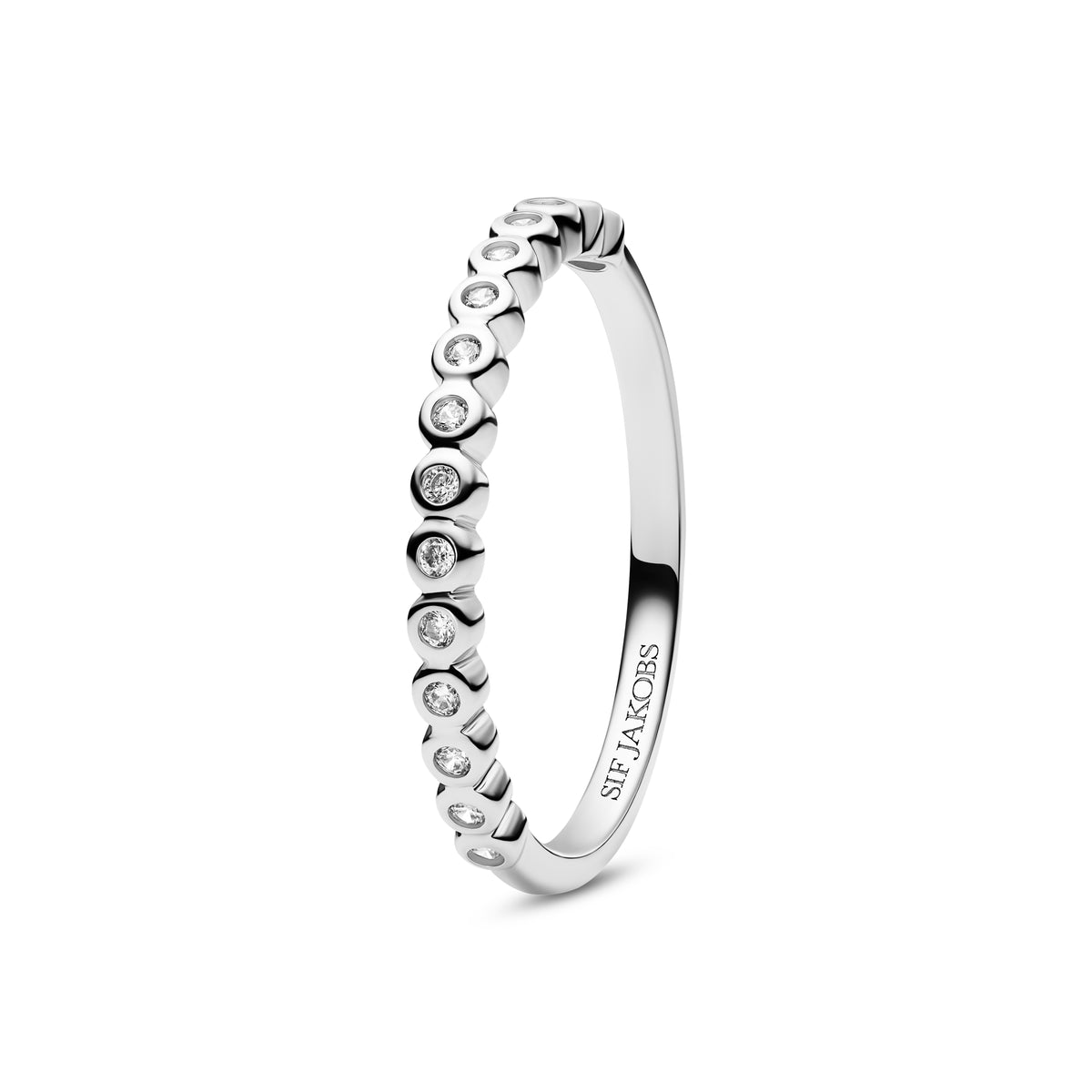 Inel Sarzana din argint sterling cu zirconiu - SJ-R2750-CZ